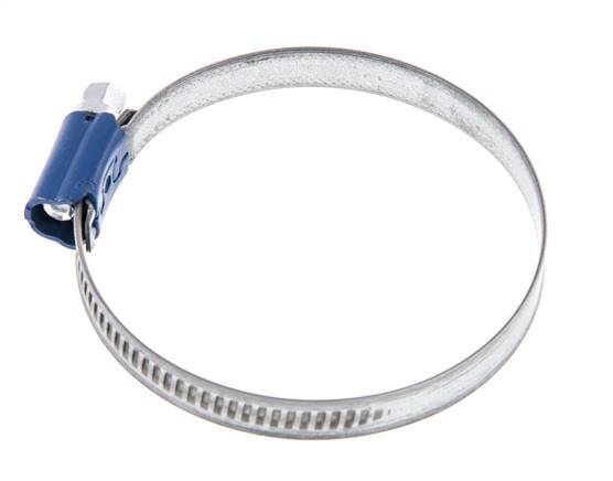 40 - 60 mm Hose Clamp with a Galvanised Steel 12 mm band - Aba [5 Pieces]