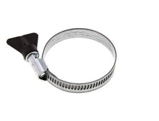 40 - 60 mm Hose Clamp with a Galvanised Steel 12 mm band With Butterfly Handle - Norma [5 Pieces]