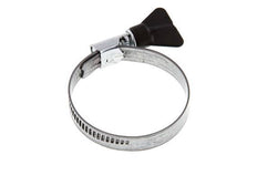 40 - 60 mm Hose Clamp with a Galvanised Steel 12 mm band With Butterfly Handle - Norma [5 Pieces]