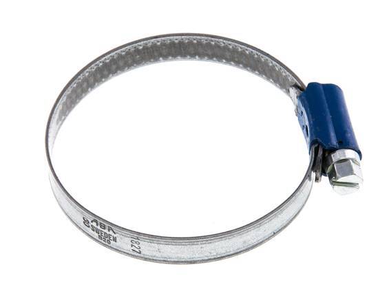 40 - 60 mm Hose Clamp with a Galvanised Steel 9 mm band - Aba [5 Pieces]