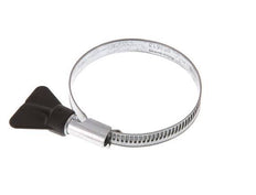 40 - 60 mm Hose Clamp with a Galvanised Steel 9 mm band With Butterfly Handle - Norma [5 Pieces]