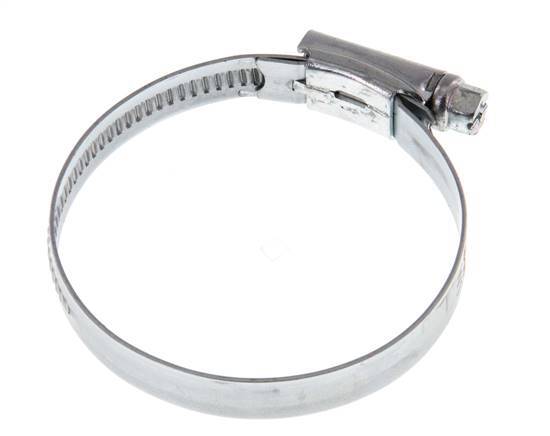 40 - 60 mm Hose Clamp with a Galvanised Steel 9 mm band - Ideal [5 Pieces]