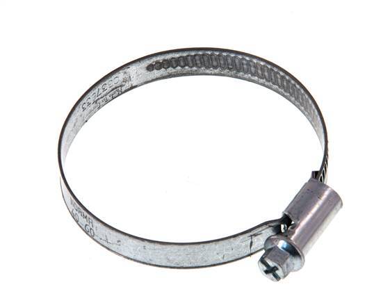 40 - 60 mm Hose Clamp with a Galvanised Steel 9 mm band - Norma [10 Pieces]