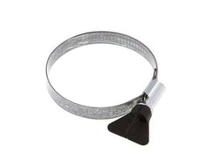 50 - 70 mm Hose Clamp with a Galvanised Steel 12 mm band With Butterfly Handle - Norma [5 Pieces]