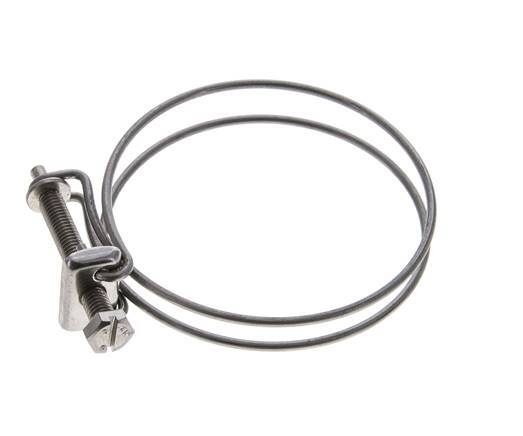 70 - 75 mm Hose Clamp Stainless Steel 304 [2 Pieces]