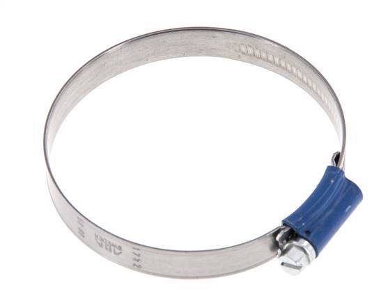 60 - 80 mm Hose Clamp with a Galvanised Steel 12 mm band - Aba [2 Pieces]