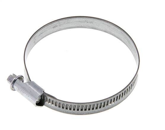 60 - 80 mm Hose Clamp with a Galvanised Steel 12 mm band - Norma [5 Pieces]