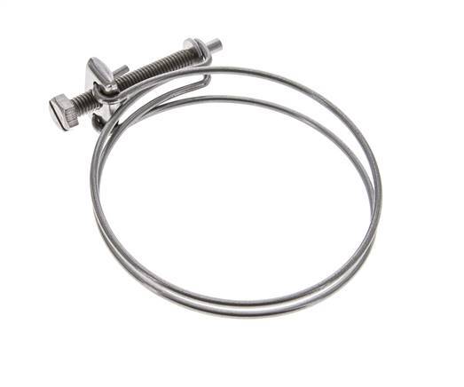 75 - 80 mm Hose Clamp Stainless Steel 304 [2 Pieces]