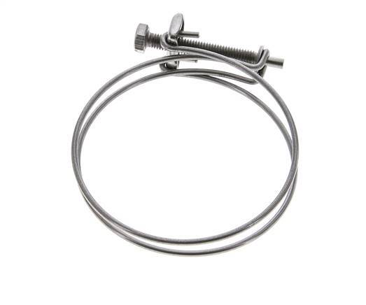 75 - 80 mm Hose Clamp Stainless Steel 304 [2 Pieces]