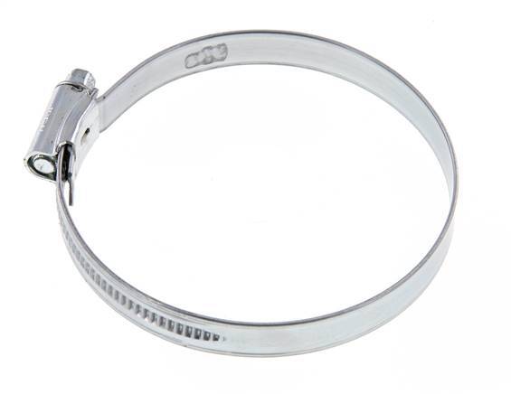 70 - 90 mm Hose Clamp with a Galvanised Steel 12 mm band - Ideal [5 Pieces]