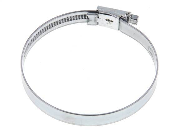 70 - 90 mm Hose Clamp with a Galvanised Steel 12 mm band - Ideal [5 Pieces]