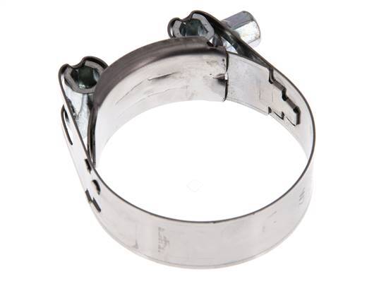 55 - 59 mm Hose Clamp with a Stainless Steel 430 20 mm band - Norma [2 Pieces]