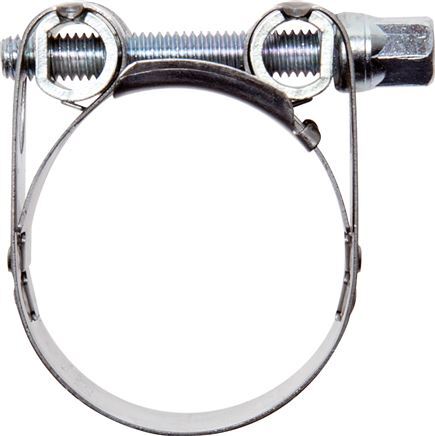 59 - 63 mm Hose Clamp with a Stainless Steel 430 20 mm band - Norma [2 Pieces]