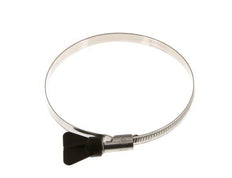 80 - 100 mm Hose Clamp with a Stainless Steel 304 9 mm band With Butterfly Handle - Norma [2 Pieces]