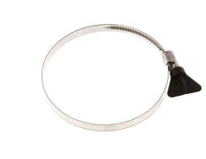 90 - 110 mm Hose Clamp with a Stainless Steel 304 9 mm band With Butterfly Handle - Norma [2 Pieces]