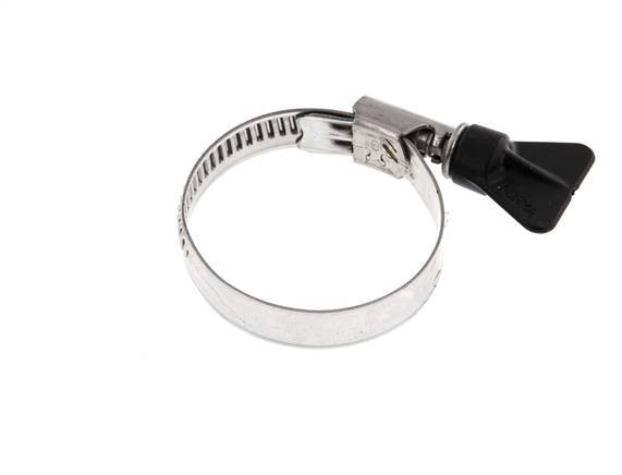 35 - 50 mm Hose Clamp with a Stainless Steel 304 12 mm band With Butterfly Handle - Norma [2 Pieces]