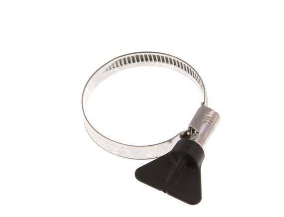 35 - 50 mm Hose Clamp with a Stainless Steel 304 9 mm band With Butterfly Handle - Norma [2 Pieces]
