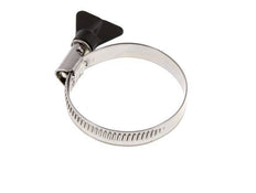 40 - 60 mm Hose Clamp with a Stainless Steel 304 12 mm band With Butterfly Handle - Norma [2 Pieces]