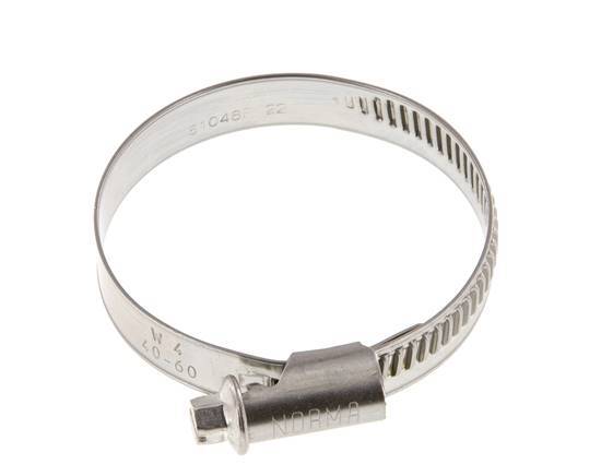 40 - 60 mm Hose Clamp with a Stainless Steel 304 12 mm band - Norma [2 Pieces]