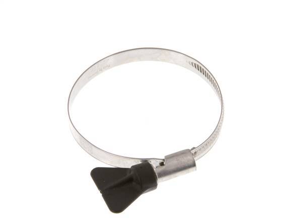 50 - 70 mm Hose Clamp with a Stainless Steel 304 9 mm band With Butterfly Handle - Norma [2 Pieces]
