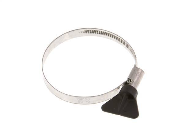 50 - 70 mm Hose Clamp with a Stainless Steel 304 9 mm band With Butterfly Handle - Norma [2 Pieces]