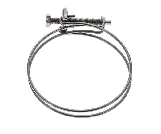 80 - 85 mm Hose Clamp Stainless Steel 304 [2 Pieces]