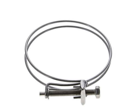 80 - 85 mm Hose Clamp Stainless Steel 304 [2 Pieces]