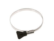 70 - 90 mm Hose Clamp with a Stainless Steel 304 9 mm band With Butterfly Handle - Norma [2 Pieces]