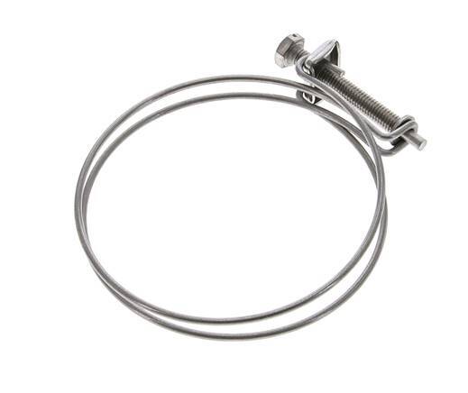 84 - 90 mm Hose Clamp Stainless Steel 304 [2 Pieces]
