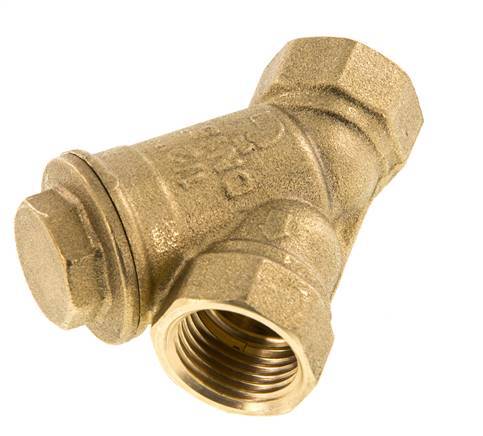 G1/2'' Y-Filter 0.5mm Messing NBR 20bar