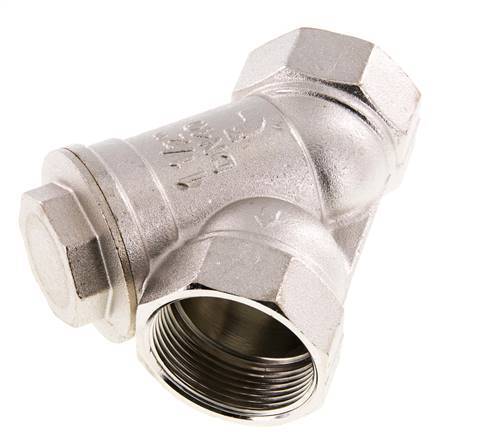 G1 1/2'' Y-Filter 0.5mm Vernickeltem Messing NBR 20bar