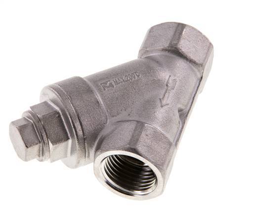 G1/2'' Y-Filter 1mm Edelstahl PTFE 40bar