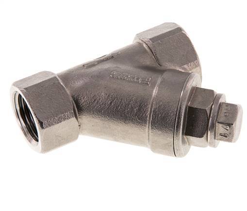 G1/2'' Y-Filter 0.6mm Edelstahl PTFE 40bar