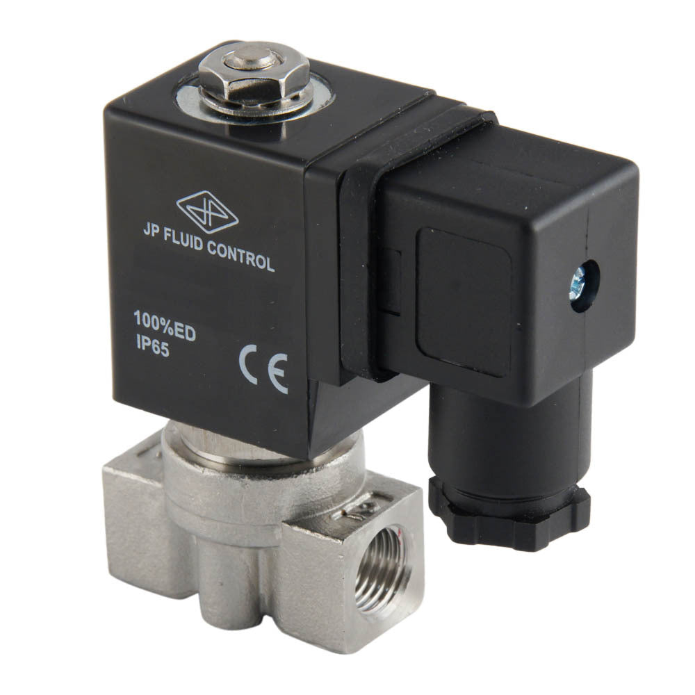 Solenoid Valve ST-DA 1/4'' stainless steel FKM 0-13bar 380V AC