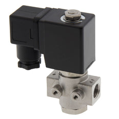 Magnetventil ST-DB 1/4'' NO Edelstahl EPDM 0-12bar 24V DC