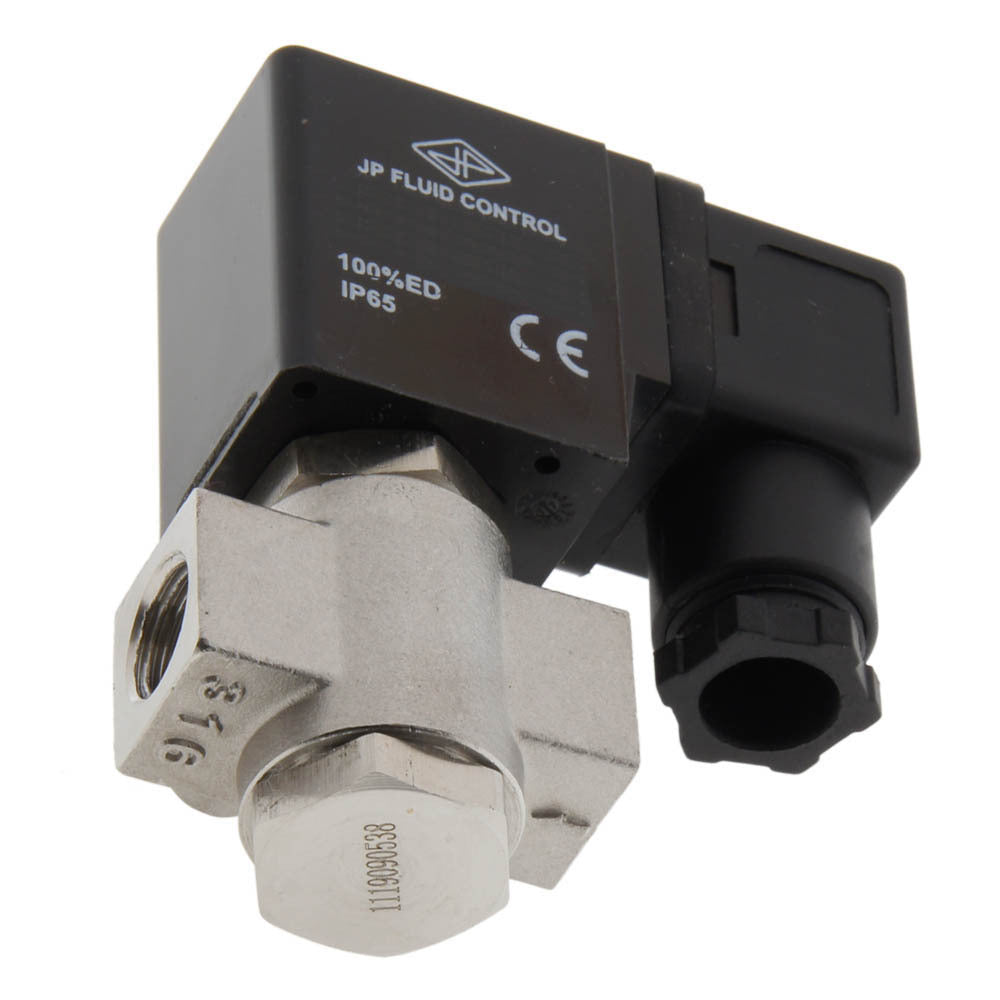 Magnetventil ST-DB 1/4'' NO Edelstahl EPDM 0-12bar 24V DC