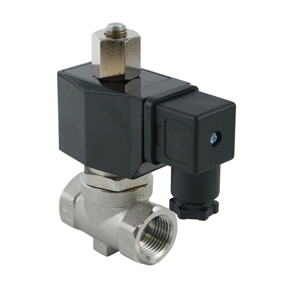 Solenoid Valve ST-SB 1/4'' NO stainless steel FKM 0-16bar 24V AC