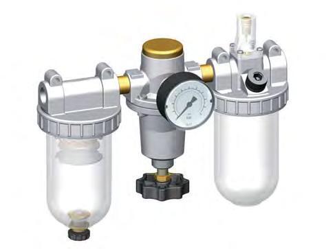 FRL 3-Part G1/2'' 1400 l/min 0.5-10.0bar/7-145psi Semi-Auto Metal Standard 2