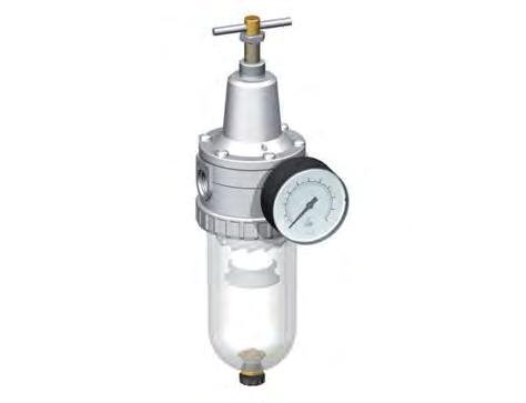 Filterregler G1/2'' 3000l/min 0.5-16.0bar/7-232psi Auto (Geschlossen ohne Druck) Polycarbonat Standard 3