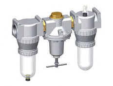 FRL 3-Part G1 1/4'' 4900 l/min 0.5-10.0bar/7-145psi Semi-Auto Protective Cage Polycarbonate Standard 5