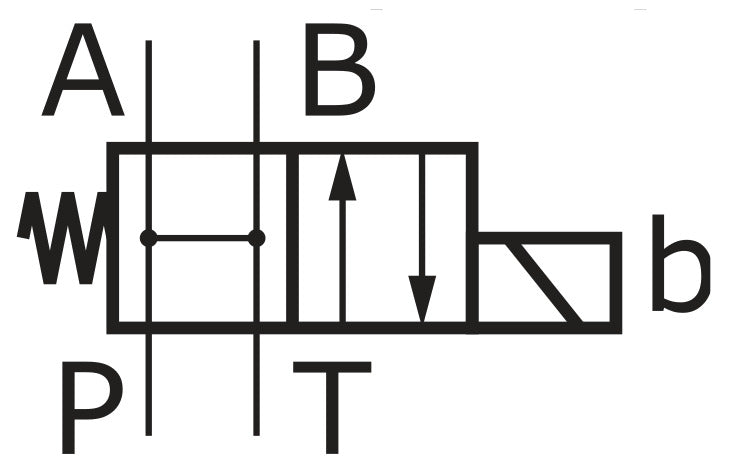 Hydraulisches 4/2-Wege-Magnetventil NG6 (D03) 230V AC - Bosch 4WE6HB6X