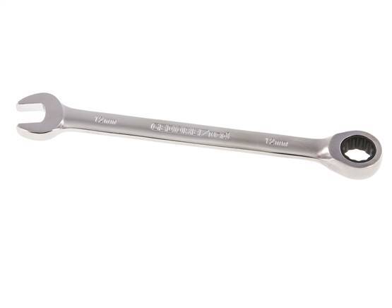 12mm Gedore Red Open End Wrench With Ratchet End