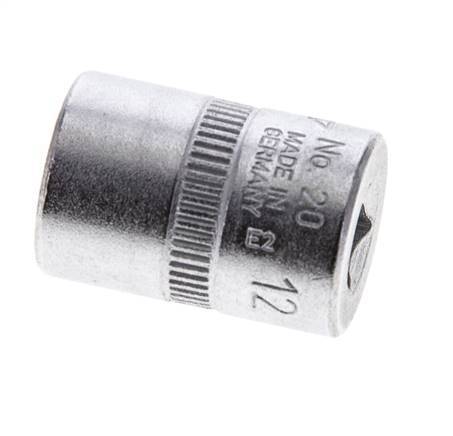 1/4" Gedore Steckschlüsseleinsatz für 12 mm Außensechskant-Schrauben
