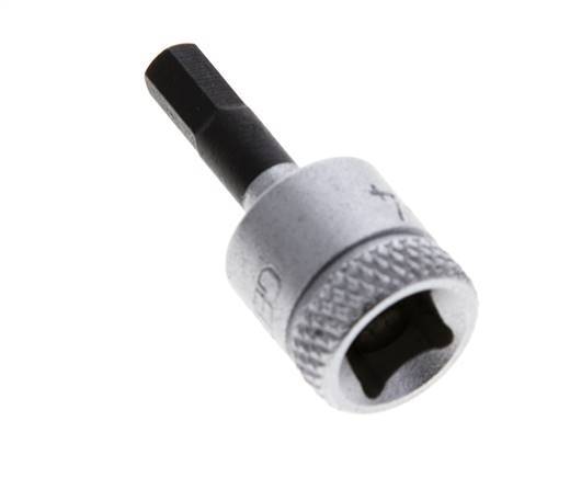 1/4" Gedore 28mm langer Steckschlüsseleinsatz für 4 mm Innensechskantschrauben