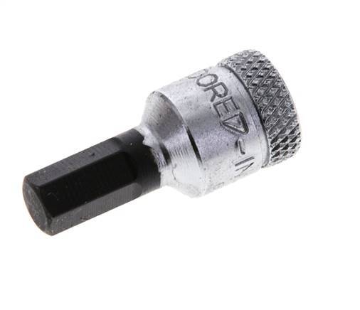 1/4" Gedore 28mm langer Steckschlüsseleinsatz für 6 mm Innensechskantschrauben