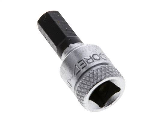 1/4" Gedore 28mm langer Steckschlüsseleinsatz für 6 mm Innensechskantschrauben