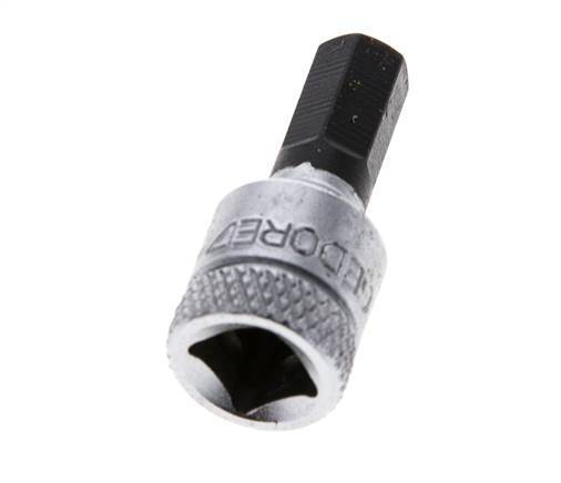 1/4" Gedore 28mm langer Steckschlüsseleinsatz für 6 mm Innensechskantschrauben