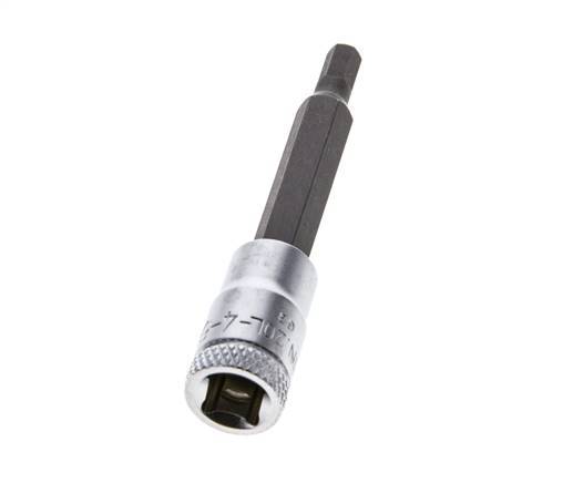 1/4" Gedore 60mm langer Steckschlüsseleinsatz für 4 mm Innensechskantschrauben
