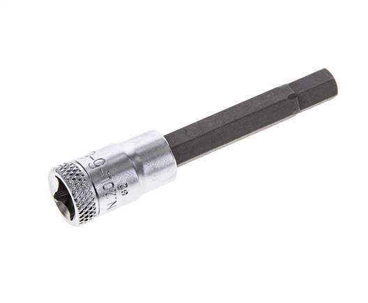 1/4" Gedore 60mm langer Steckschlüsseleinsatz für 6 mm Innensechskantschrauben