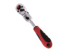 1/4" Gedore Red 180 Degrees Pivoting Head And Switch Lever